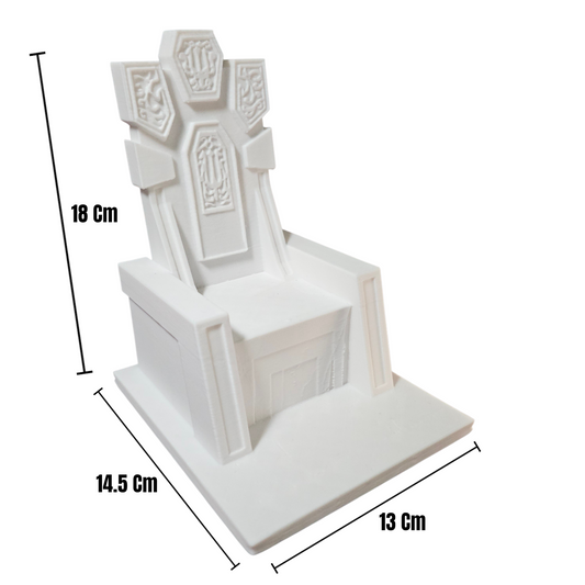 Trono Poseidon Blanco para Figuras de Acción 1/12, 1/10 y 1/9 Saint Seiya, Marvel, DC, Etc.