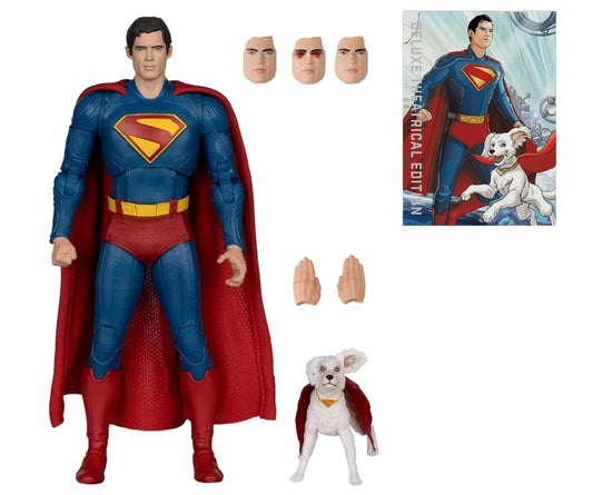Superman & Krypto Figura De Accion Deluxe Theatrical Edition 2025 Mcfarlane Toys 18cm
