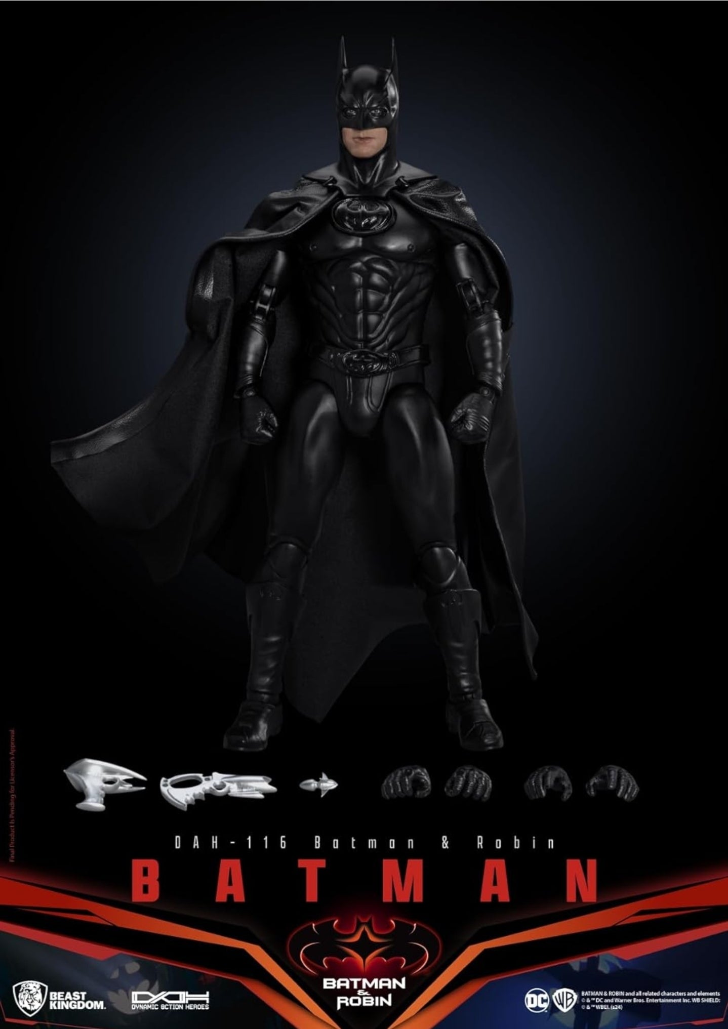 Batman Clooney Figura de Accion Batman & Robin 1997 Beast Kingdom DAH 116