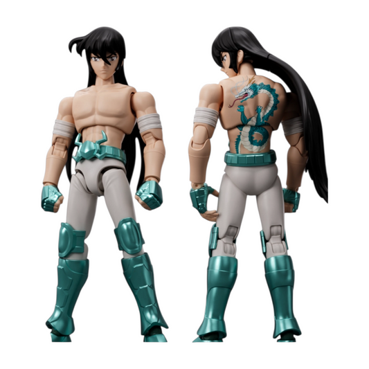 Dragon Shiryu Figura de Accion Model Kit Champion Class Saint Seiya Blokees 15 Cm