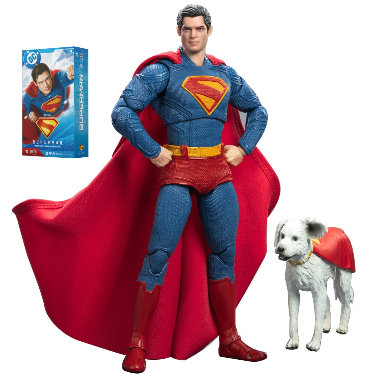 Superman & Krypto 2025 Figura de Accion Deluxe DC Studios Fondjoy 19cm