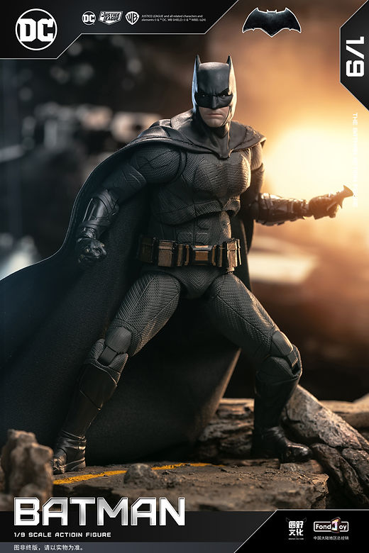 Batman Figura de Accion Batfleck Justice League DC Studios Fondjoy 19cm