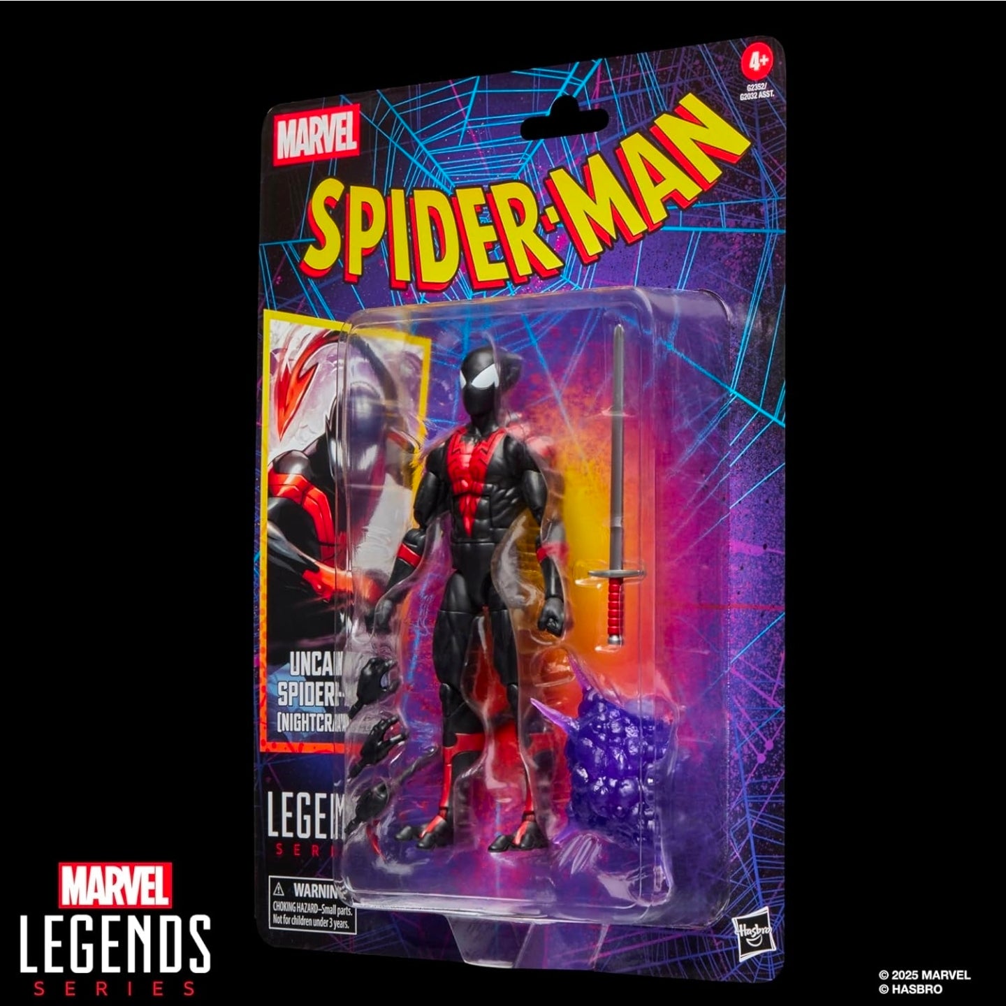 Uncanny Spiderman Nightcrawler Figura de Accion Spider-Man Comics Marvel Legends 15 Cm