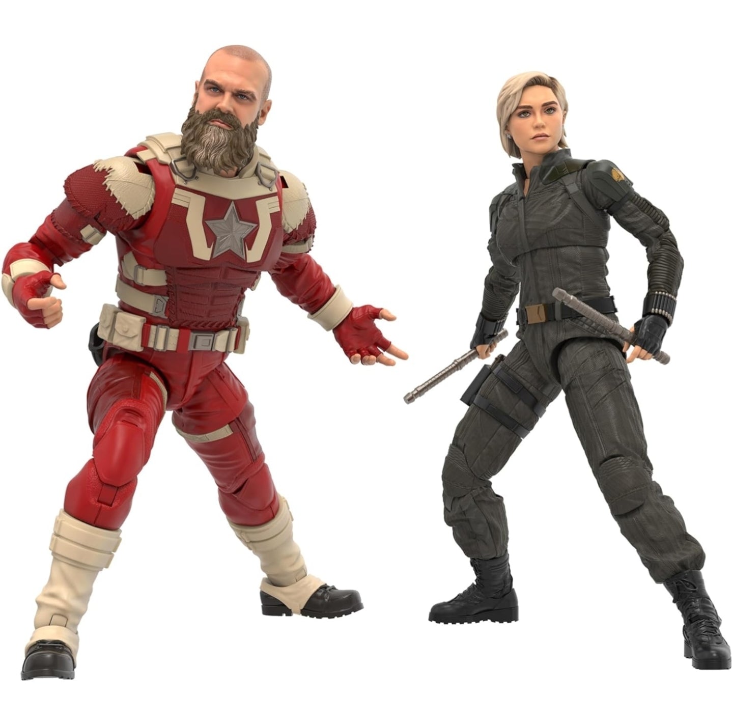 Yelena Belova & Red Guardian 2 Pack Figuras de Accion Thunderbolts Marvel Legends