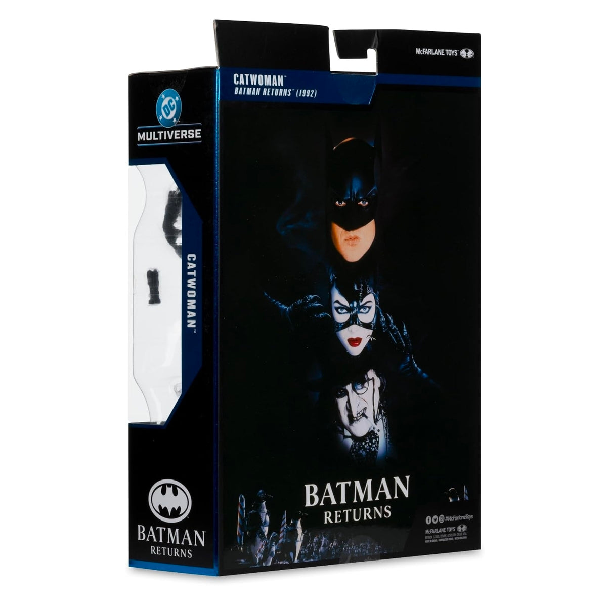 Catwoman Battle Damaged Figura de Accion Batman Returns Deluxe Theatrical Edition Mcfarlane 18 Cm