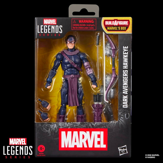 Dark Avengers Hawkeye Figura de Acción Marvel Legends 16 cm Baf Marvel's Box