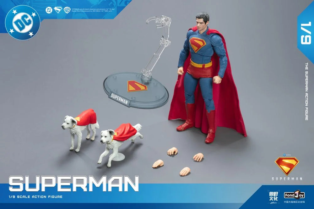 Superman & Krypto 2025 Figura de Accion Deluxe DC Studios Fondjoy 19cm