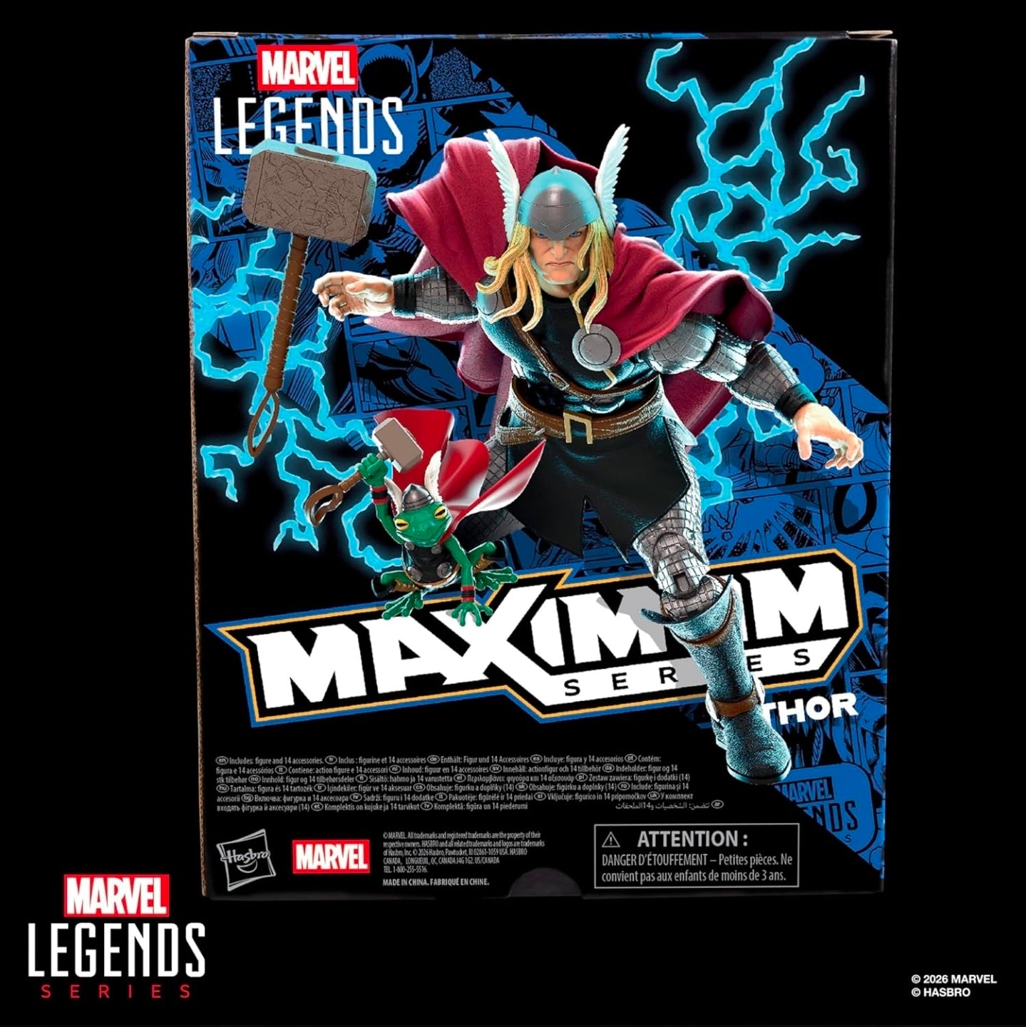 Thor Deluxe Figura de Acción Maximum Series Marvel Legends 18 Cm