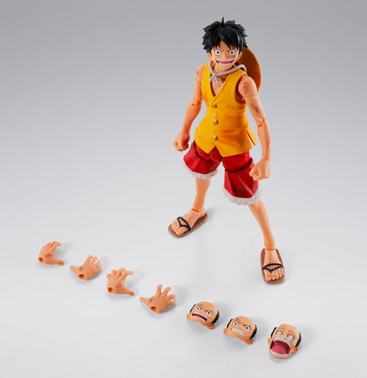 Monkey D Luffy Figura Acción Marineford One Piece Sh Figuarts Bandai 15 Cm