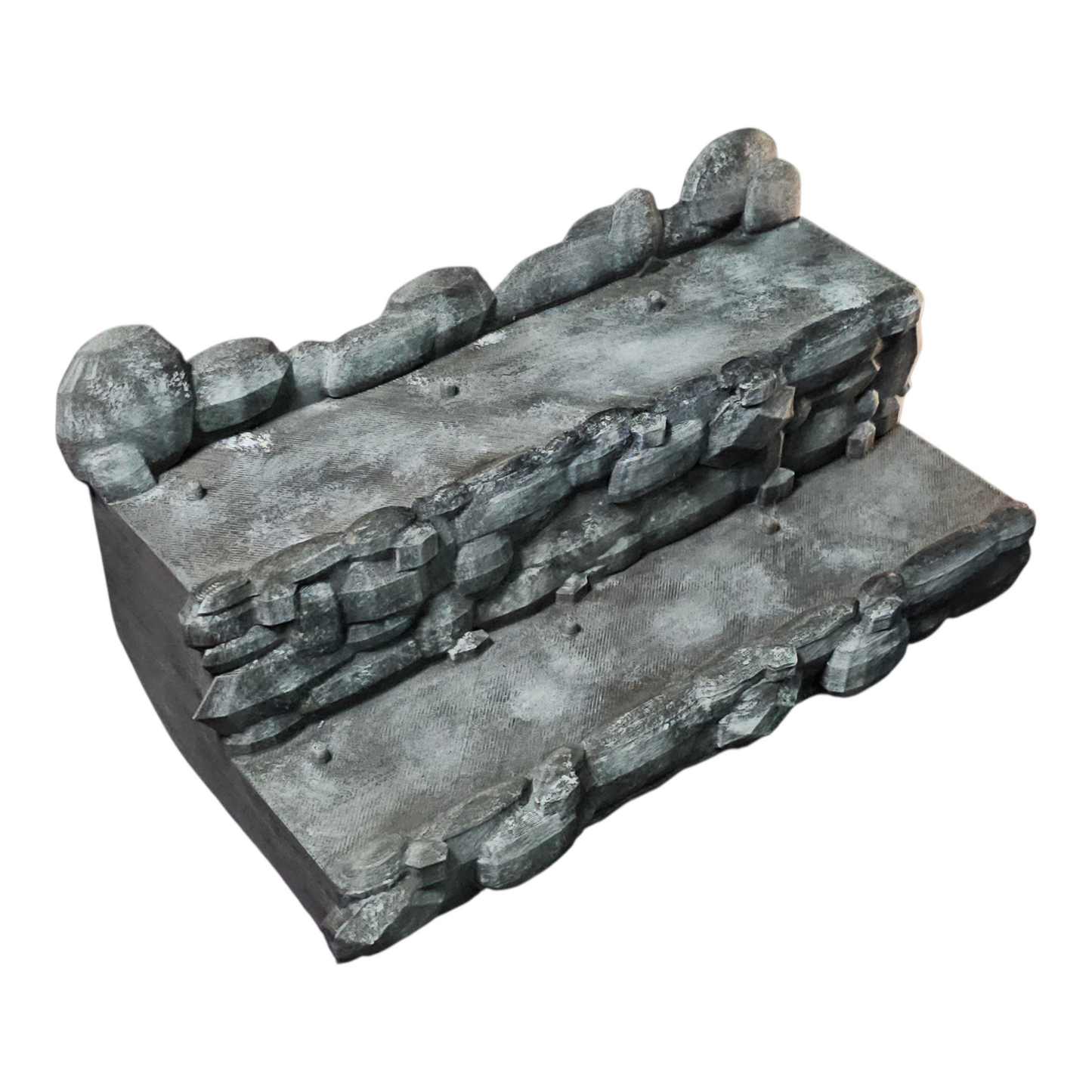 Base Organizadora 2 Niveles para Figuras de Acción 1/10 y 1/12 Estilo Rocoso 21.5 Cm