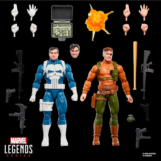 The Punisher & Nick Fury Pack Figuras Gamerverse Marvel Legends 16 Cm