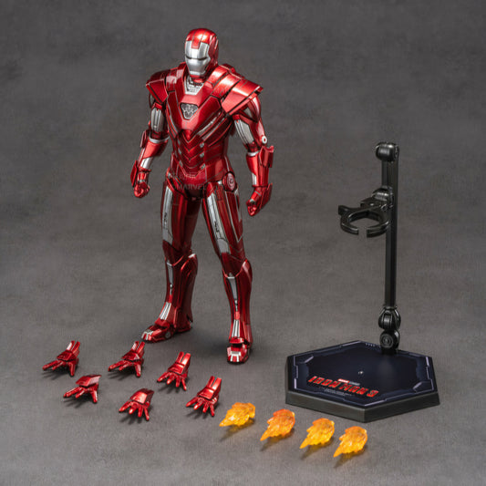 Iron Man Mark 33 Silver Centurion Figura de Accion Iron Man 3 Zd Toys 18cm