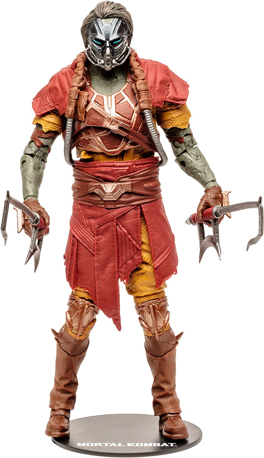 Kabal Rapid Red Figura De Acción Mortal Kombat Mcfarlane Toys 18 cm