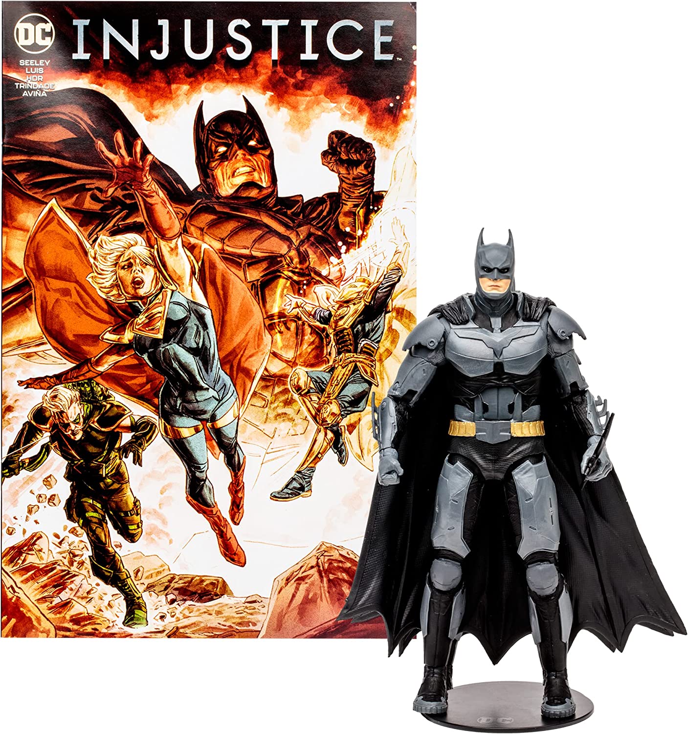 Batman Figura De Acción Comic Injustice 2 Justice League DC Direct Mcfarlane Toys 18 Cm