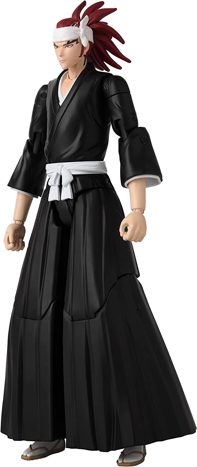 Renji Abarai Figura de Acción Bleach Anime Heroes Bandai 16 Cm