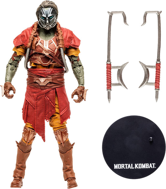 Kabal Rapid Red Figura De Acción Mortal Kombat Mcfarlane Toys 18 cm