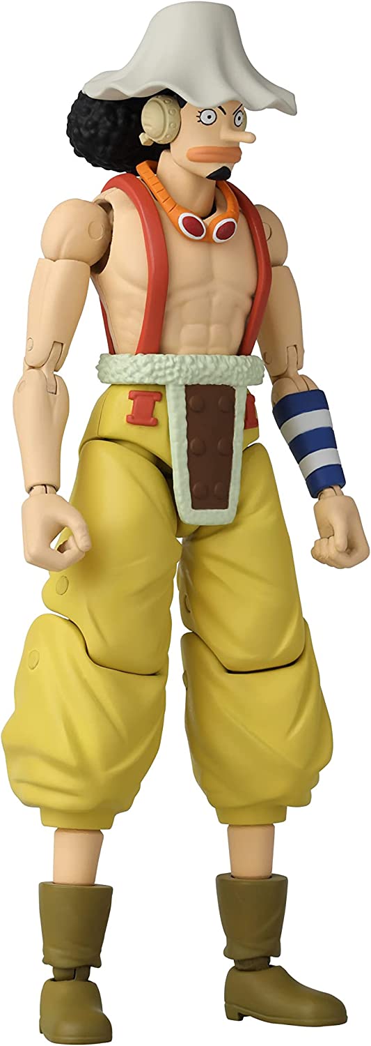 Usopp Figura Acción One Piece Anime Heroes Bandai 16 Cm