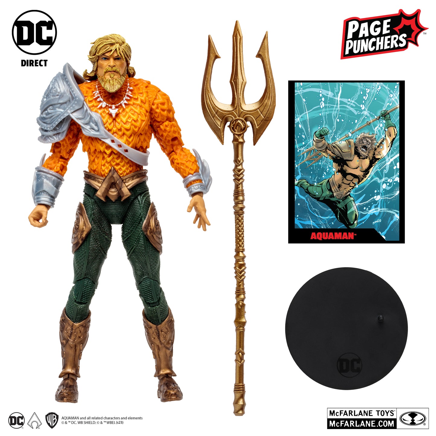 Aquaman Comic Clásico Figura De Acción Aquaman Comic Dc Mcfarlane Toys 19 Cm