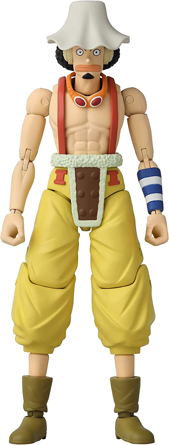 Usopp Figura Acción One Piece Anime Heroes Bandai 16 Cm