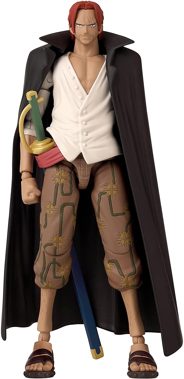 Shanks Figura Acción One Piece Anime Heroes Bandai 16 Cm