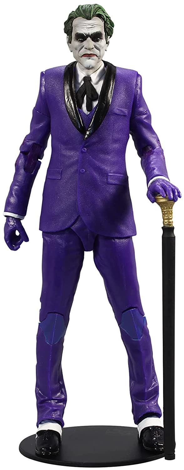 Joker The Criminal Figura De Acción Three Jokers DC Multiverse Mcfarlane Toys 18 Cm