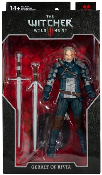 Geralt de Rivia Viper Armor Figura de acción The Witcher CD Project Red McFarlane toys 18 Cm