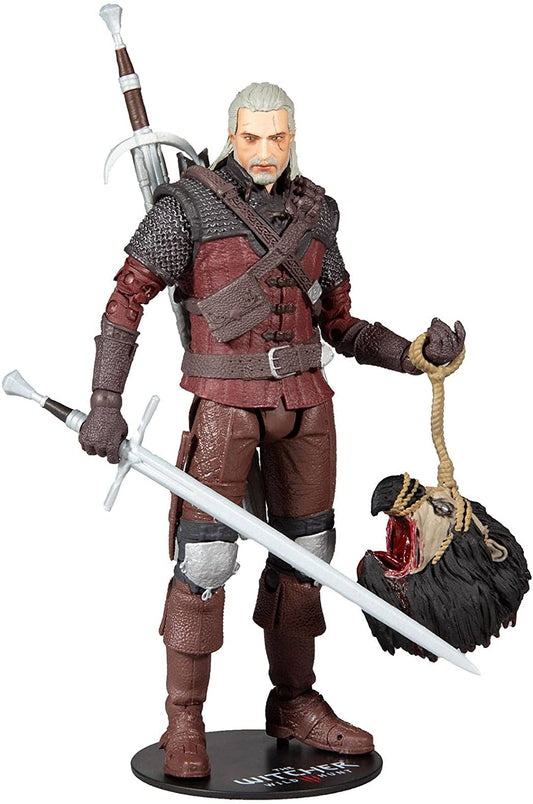 Geralt De Rivia Wolf Armor Figura De Acción The Witcher Mcfarlane Toys 18 Cm