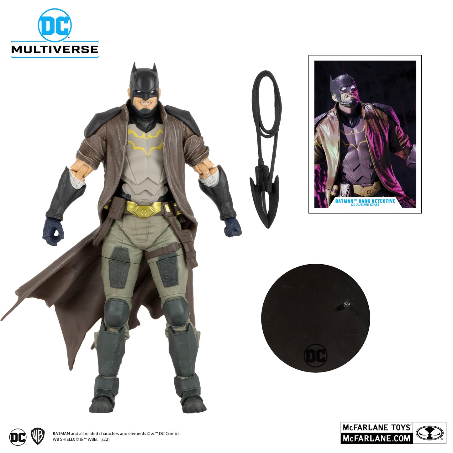 Batman Dark Detective Figura De Acción Dc Future State Dc Multiverse Mcfarlane Toys 18 cm
