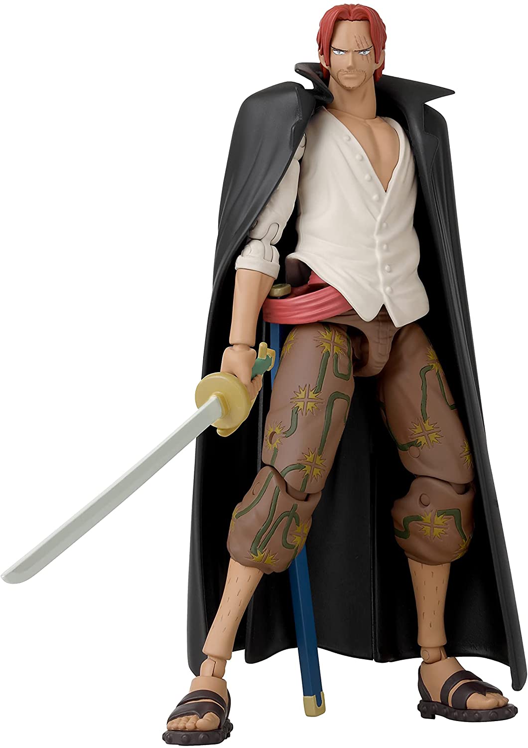 Shanks Figura Acción One Piece Anime Heroes Bandai 16 Cm