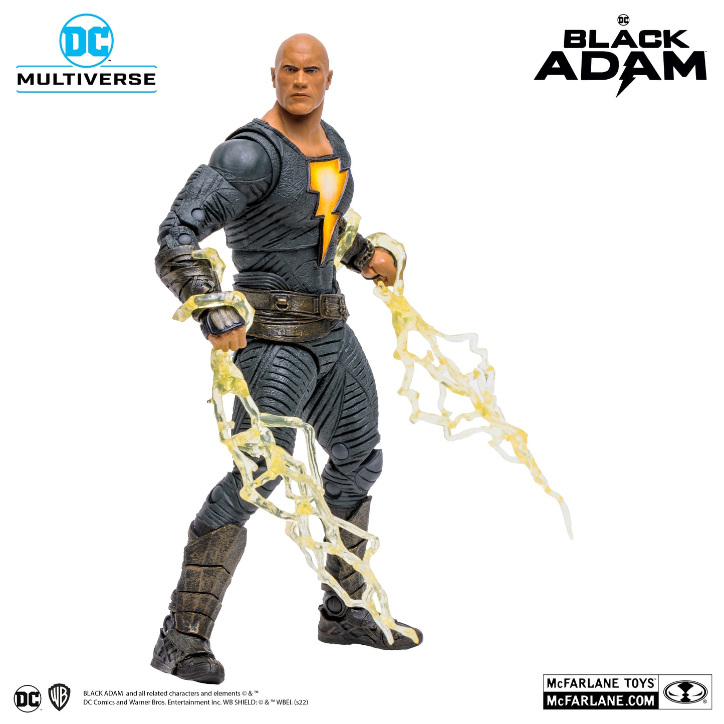 Black Adam Hero Suit Figura De Acción Justice League Dc Mcfarlane Toys 18 Cm