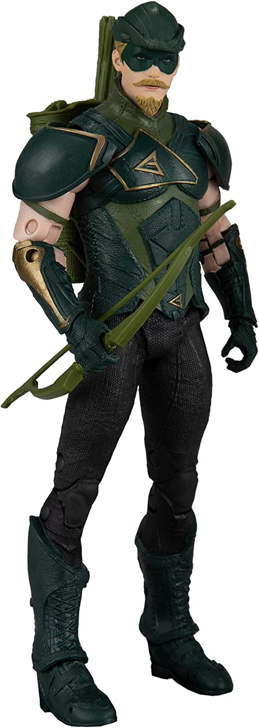 Green Arrow / Flecha Verde Figura De Acción Injustice 2 Comic Dc Multiverse Mcfarlane Toys 18 cm