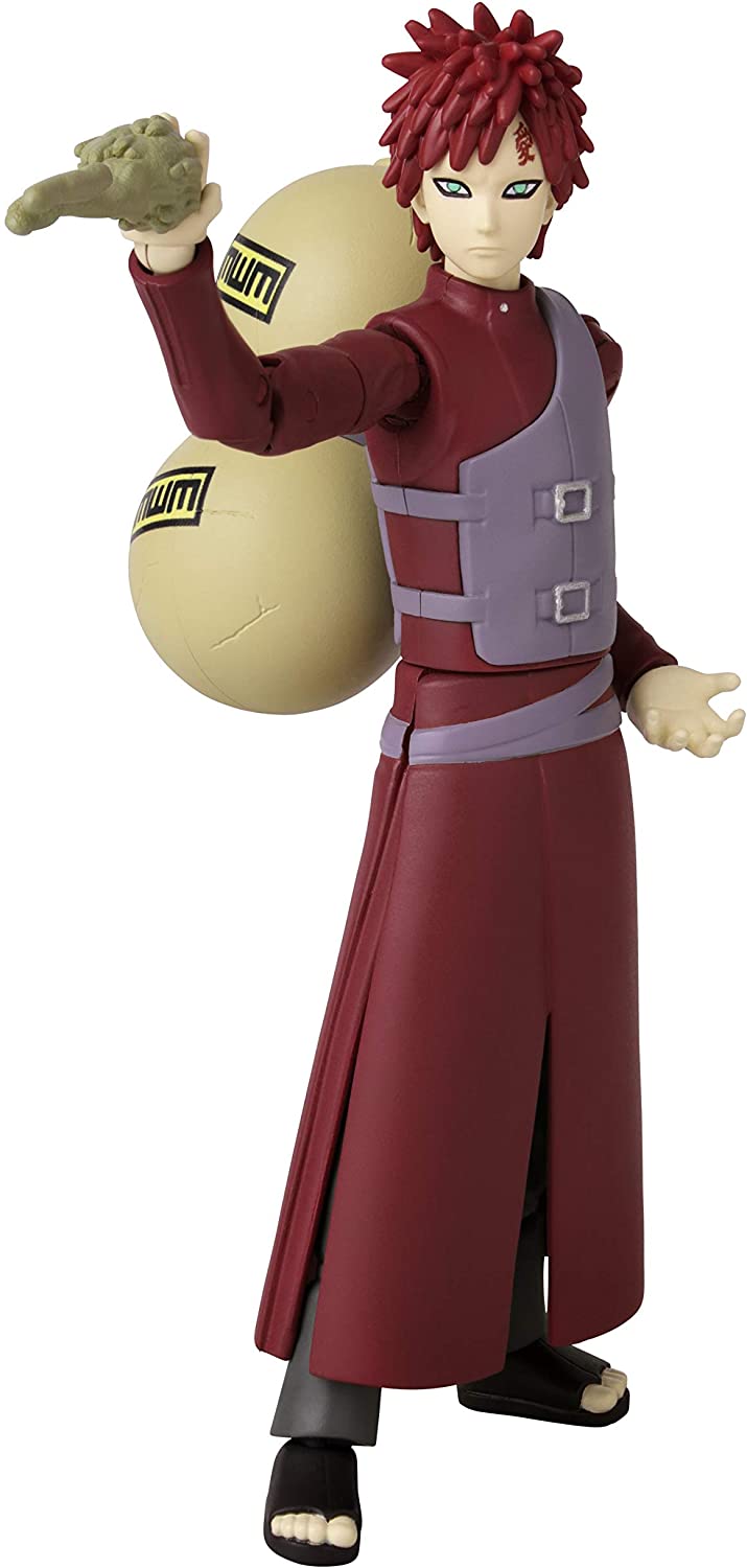 Gaara Figura de Acción Naruto Shippuden Anime Heroes Bandai 16 Cm
