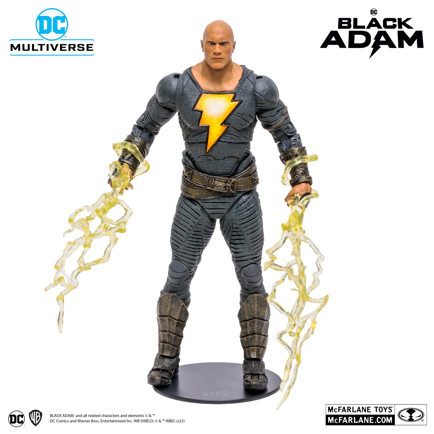 Black Adam Hero Suit Figura De Acción Justice League Dc Mcfarlane Toys 18 Cm