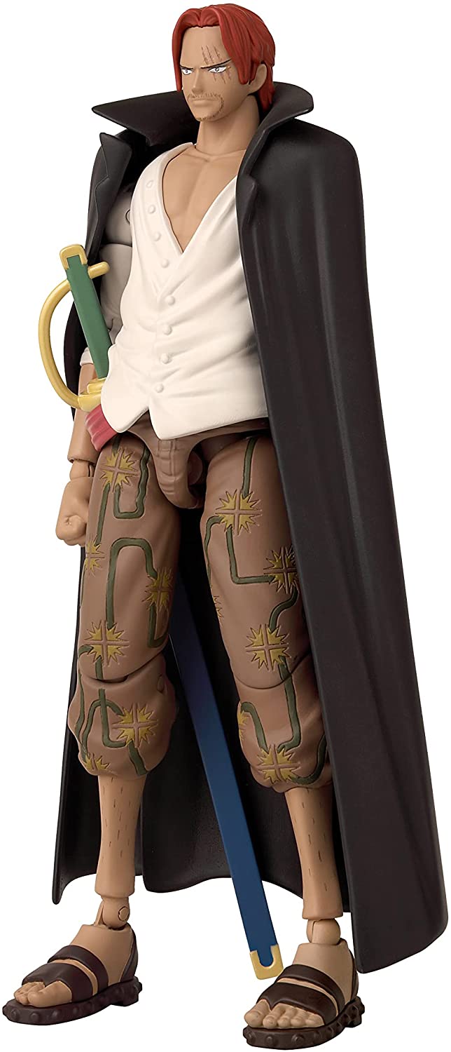 Shanks Figura Acción One Piece Anime Heroes Bandai 16 Cm