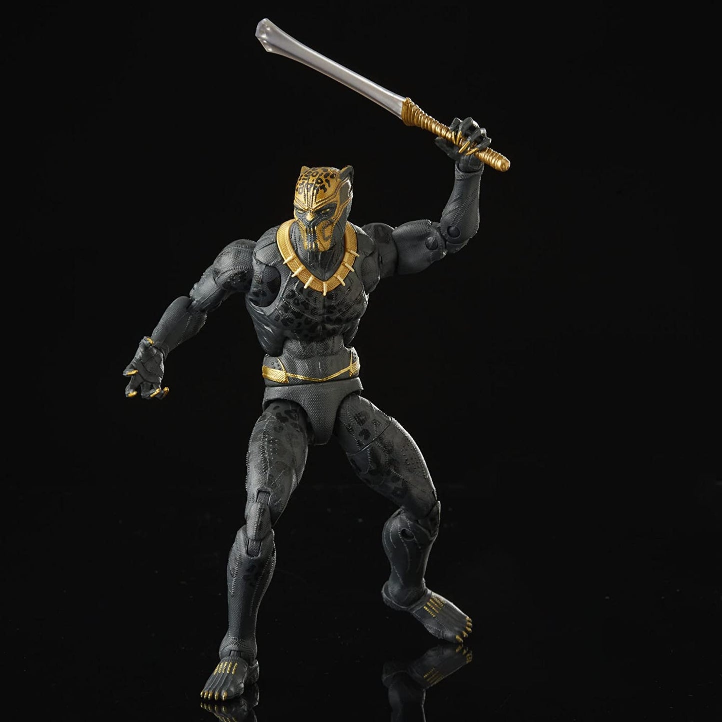 Black Panther Killmonger Figura De Acción Legacy Marvel Legends Hasbro 16 Cm