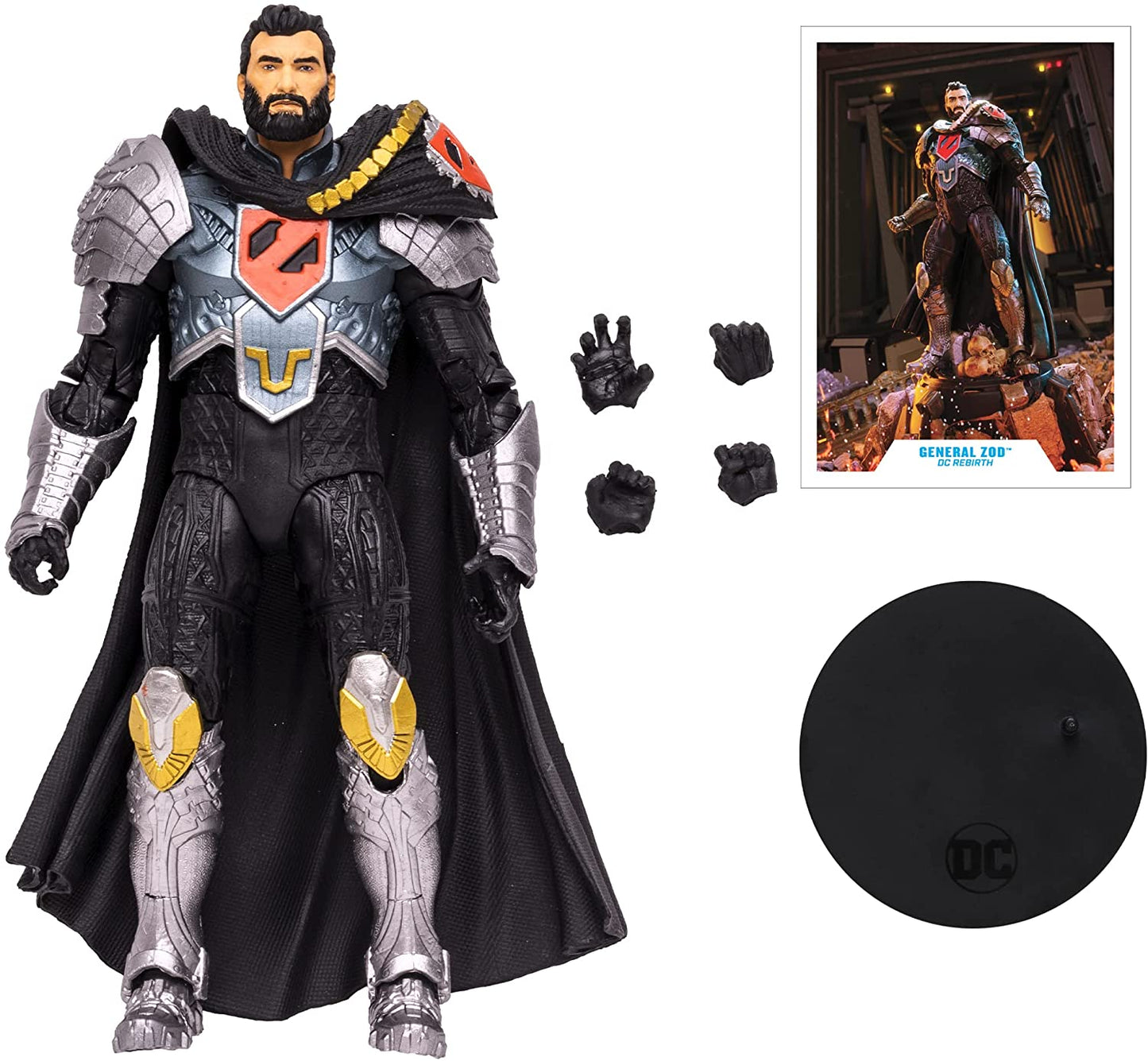 General Zod Figura De Acción Superman Dc Multiverse Mcfarlane Toys 18 Cm