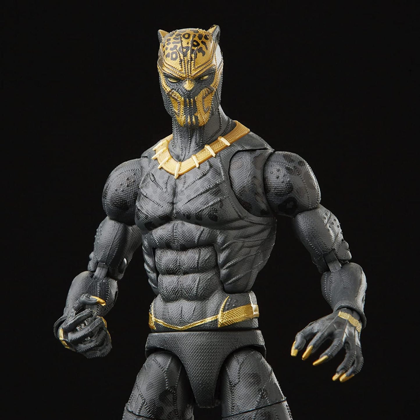 Black Panther Killmonger Figura De Acción Legacy Marvel Legends Hasbro 16 Cm