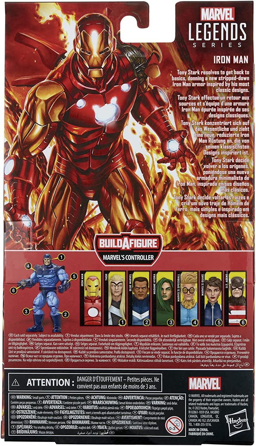 Iron Man Model 70 Figura De Acción Avengers Comics Marvel Legends 17 Cm