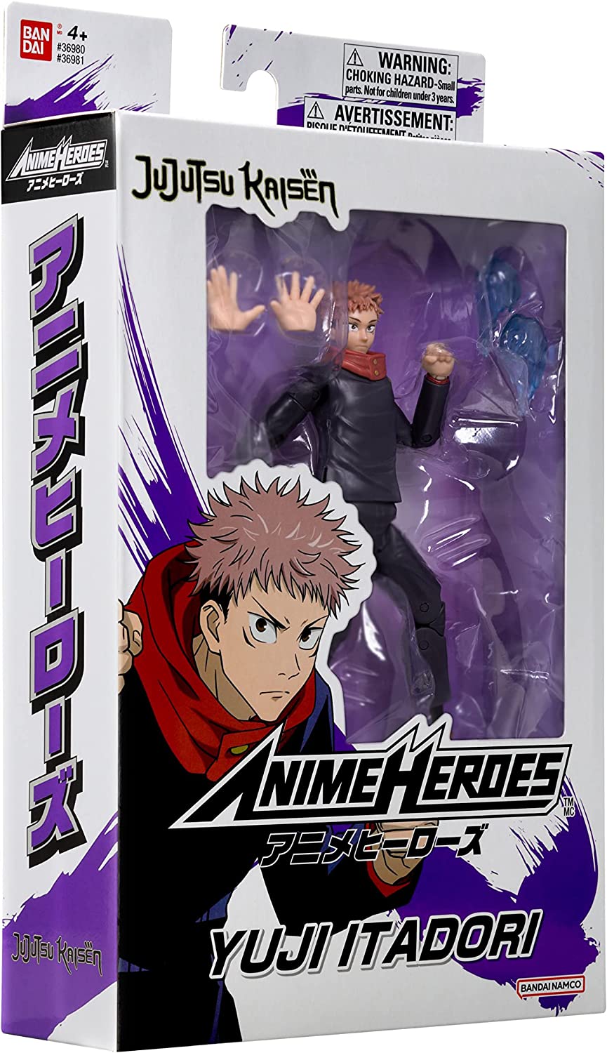 Itadori Yuji Figura de Acción Jujutsu Kaisen Anime Heroes Bandai 16 Cm