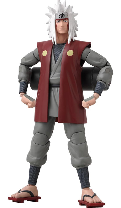 Jiraiya Figura de acción Naruto Shippuden Anime Heroes Bandai 16 Cm