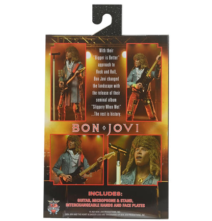 Jon Bon Jovi Figura de Acción Slippery When Wet Neca Ultimate 18cm