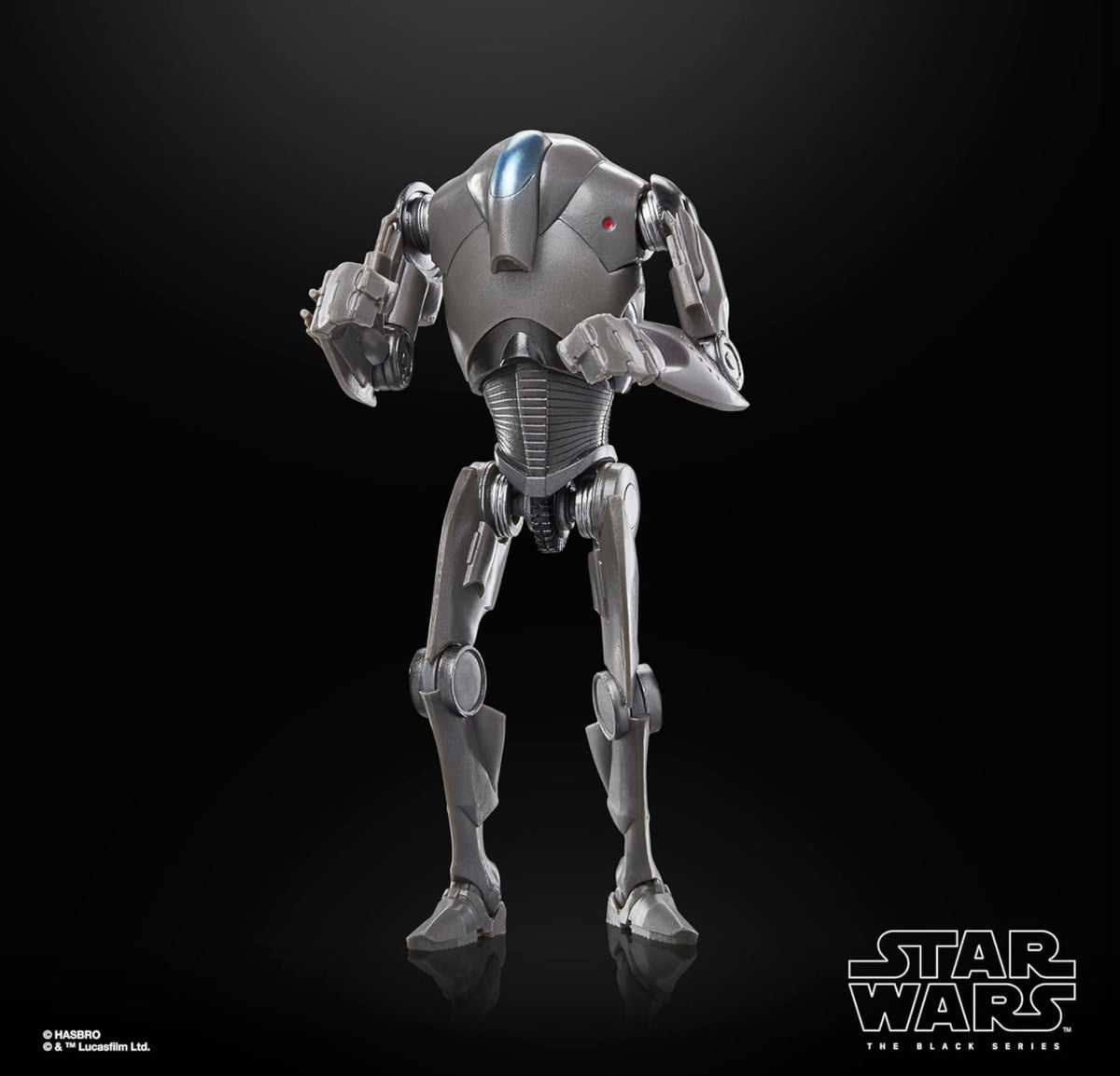 Super Battle Droid Figura De Acción Star Wars Attack Of The Clones Black Series Hasbro 17 cm