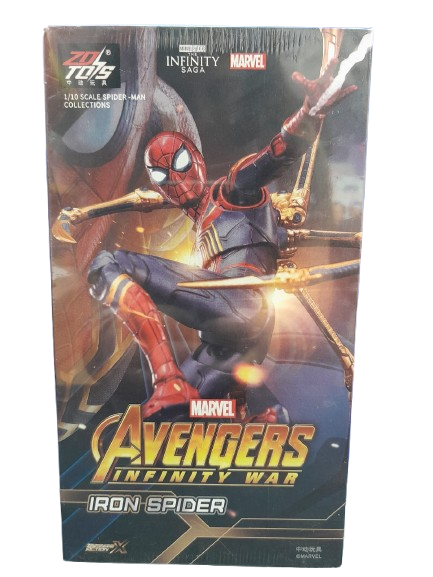 Iron Spider Spiderman Figura de Acción Avengers Infinity War Deluxe ZD Toys 18 cm