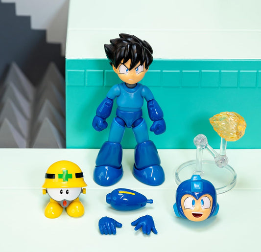 Mega Man & Neo Metal Figura De Acción Wave 3 Capcom Gamer Jada Toys 11 Cm