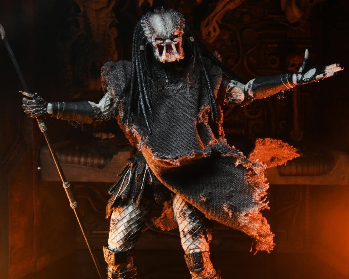 Ultimate Shaman Predator Figura De Acción Predator 2 Neca Ultimate 19 Cm
