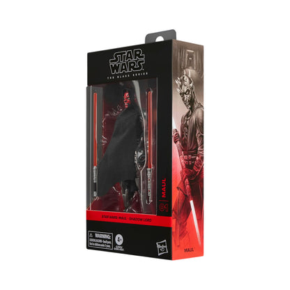 Maul Figura de Acción Star Wars Darth Maul Shadow Lord Black Series 16 cm