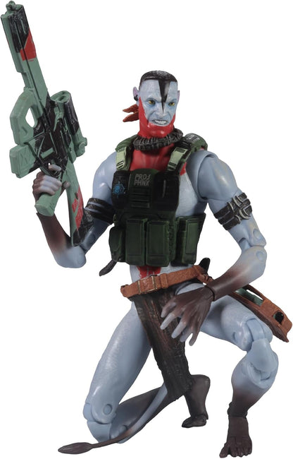 Quaritch Ash Warrior Figura de Acción Avatar Fire & Ash McFarlane Toys 18 Cm