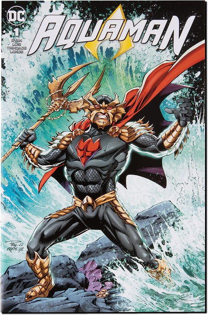 Ocean Master Comic Clásico Figura De Acción Aquaman Comic Dc Mcfarlane Toys 19 Cm