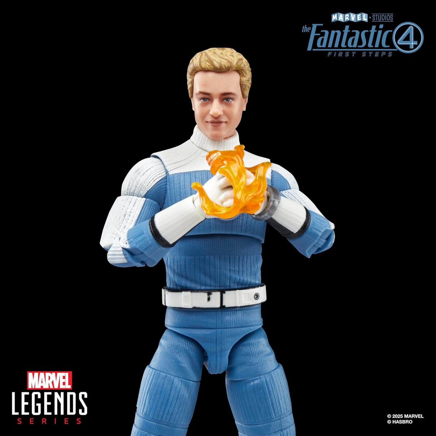 Johnny Storm Human Torch Figura De Acción Fantastic 4 Marvel Legends 16 Cm