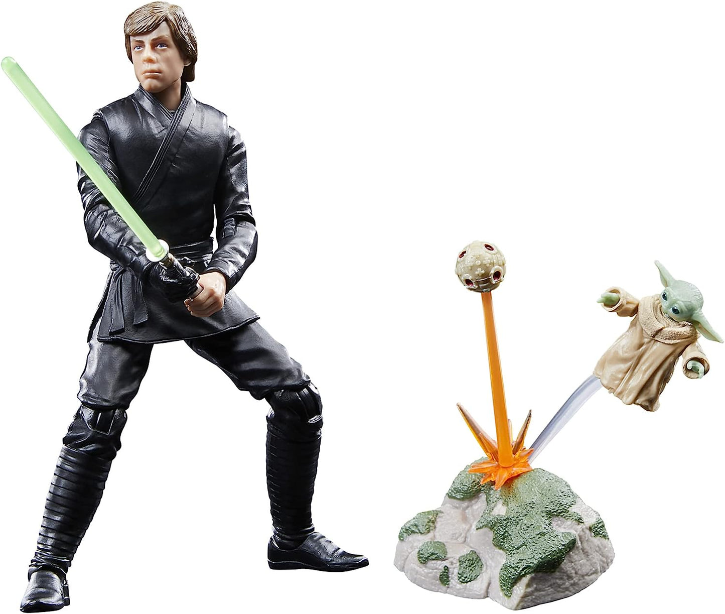 Luke Skywalker & Grogu Figura De Acción The Book Of Boba Fett Star Wars The Black Series 16 Cm